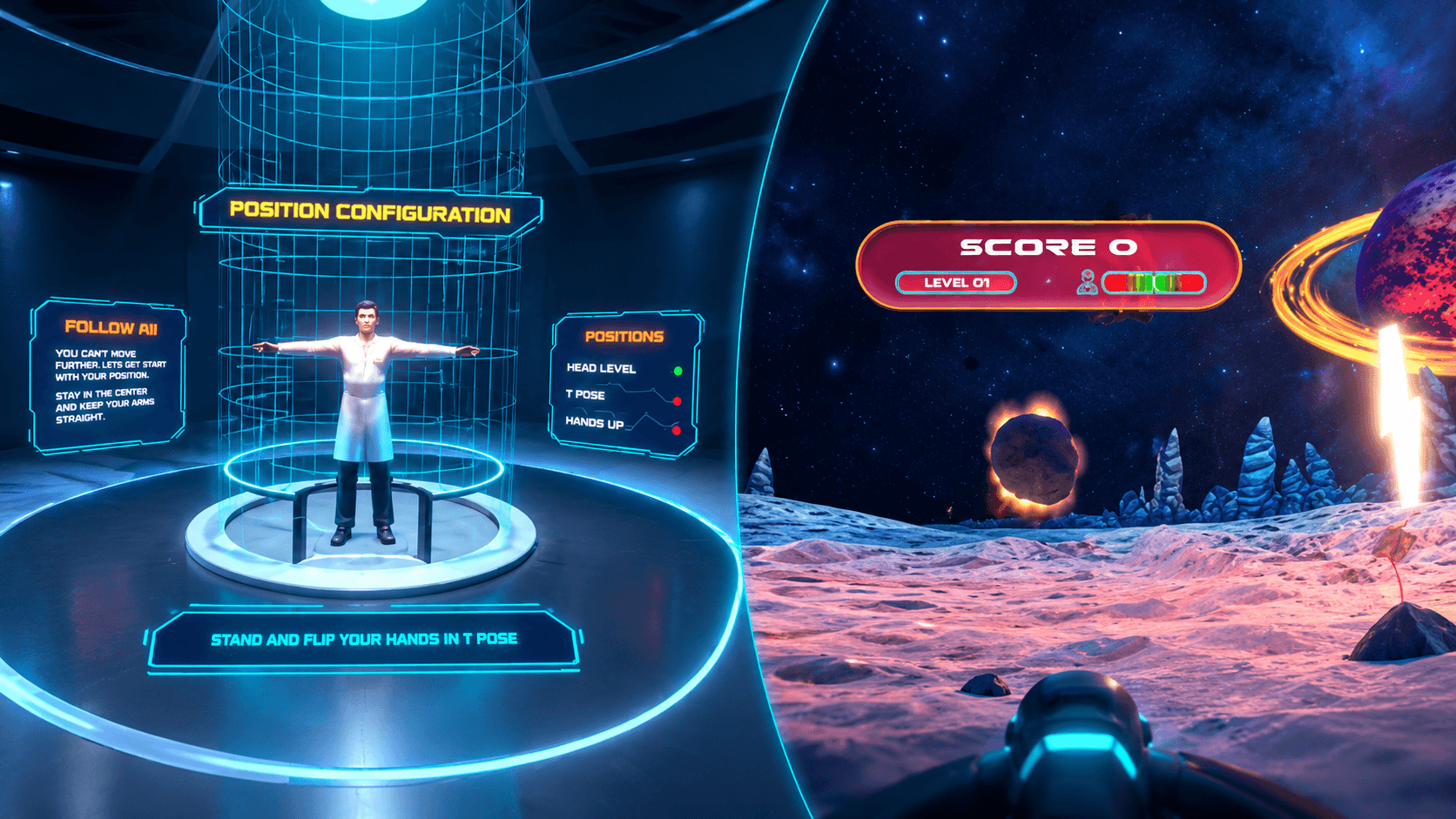 Gamified VR Physiotherapy