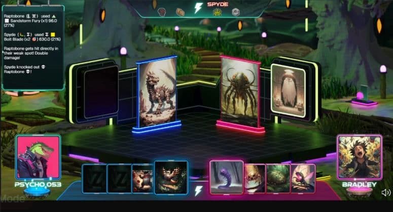 Gamified NFT Battle Experience with XRP Rewards