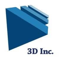 3D Incorporated logo